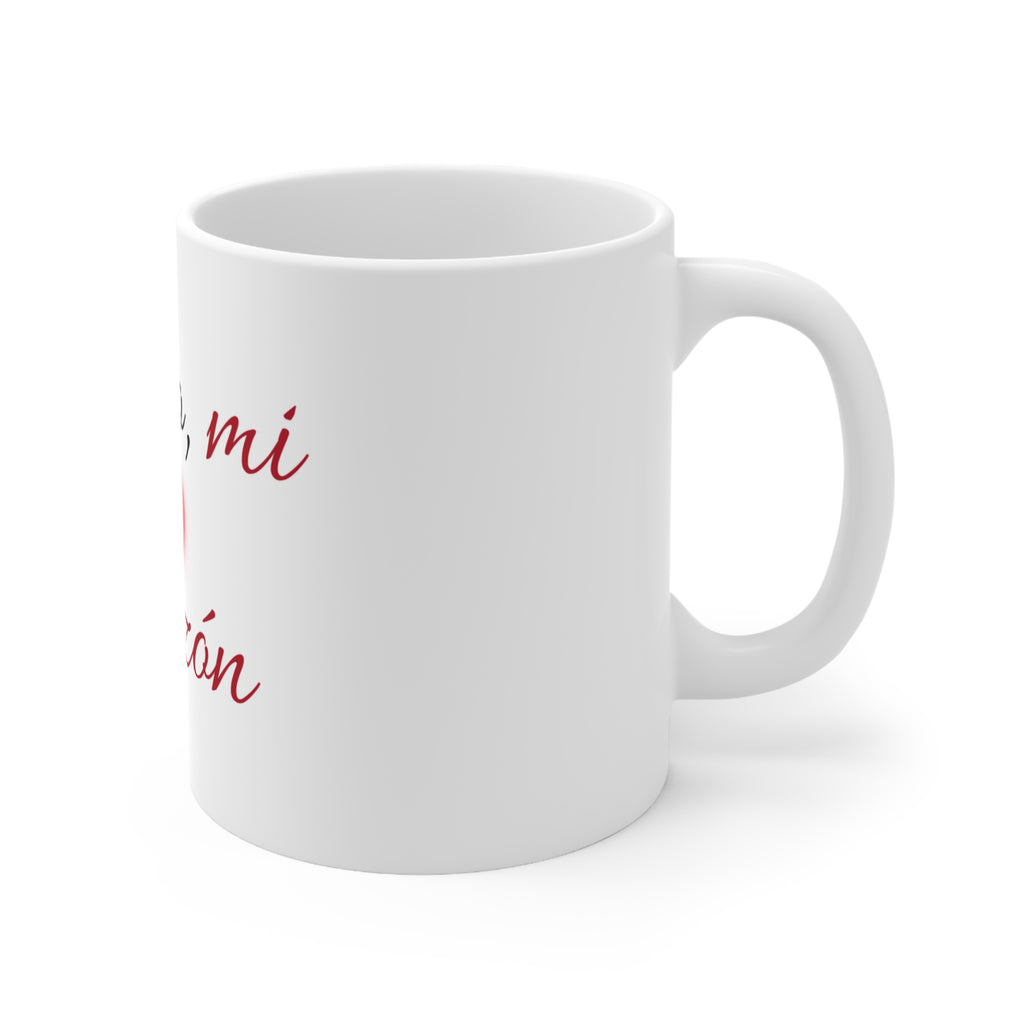 Spanish "Te Amo, Mi Corazón" Heart Ceramic Coffee Mug – 11oz & 15oz