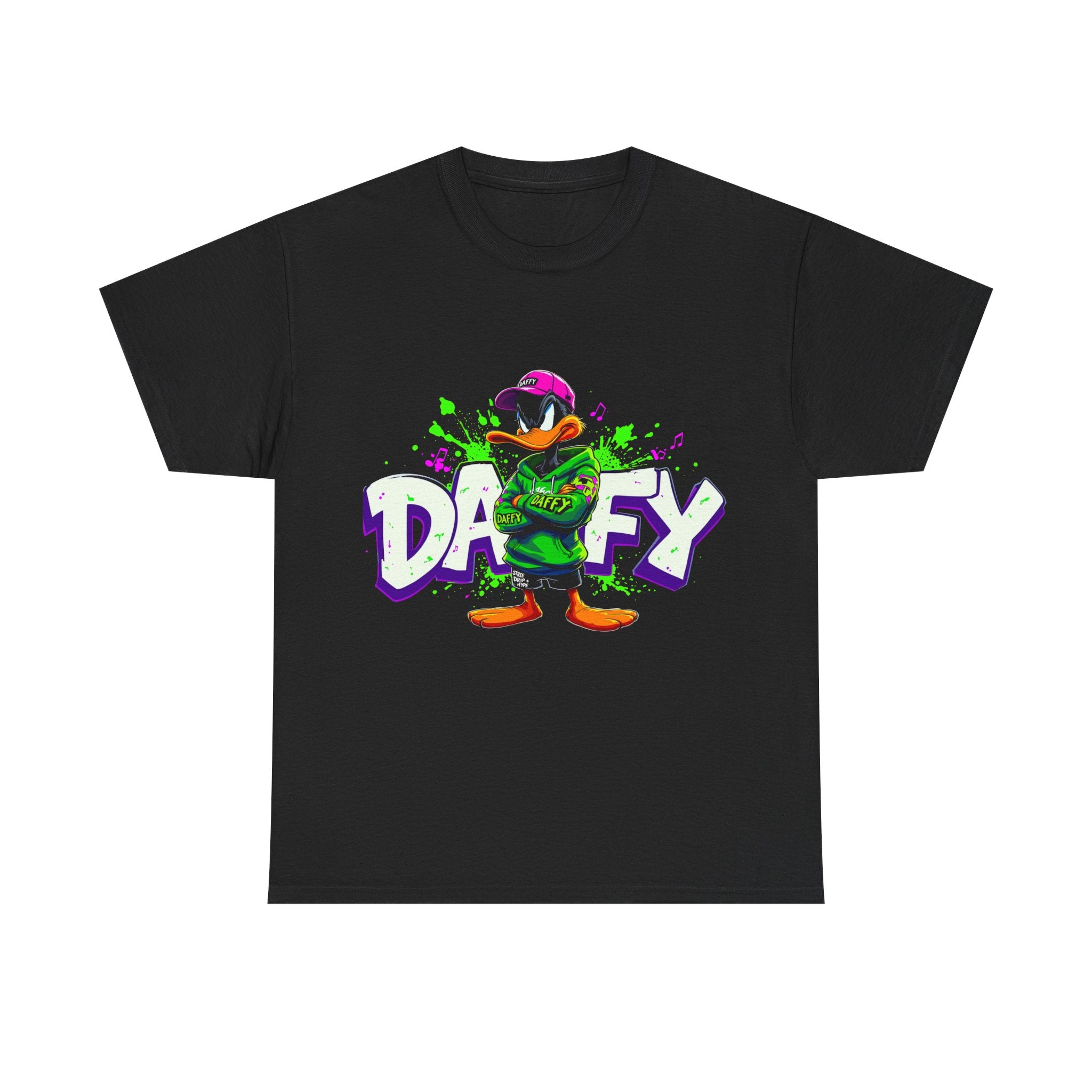 Daffy Duck Streetwear Tee — Graffiti Graphic Cartoon Shirt