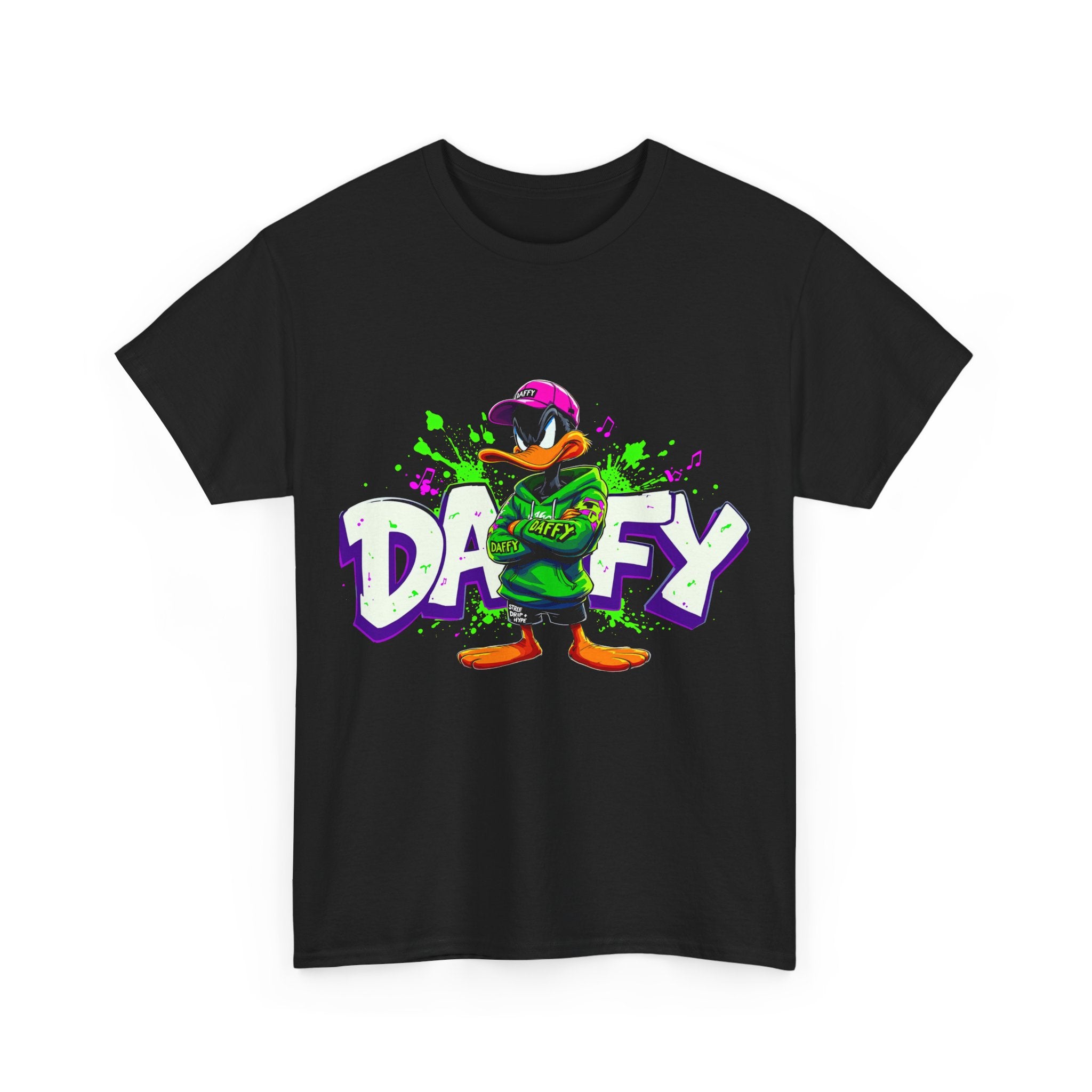 Daffy Duck Streetwear Tee — Graffiti Graphic Cartoon Shirt